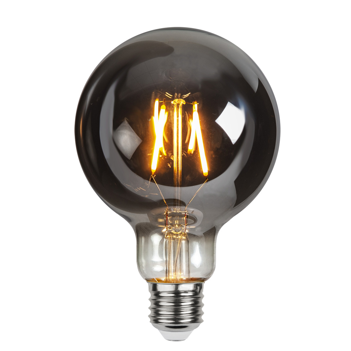LED Leuchtmittel Filament GLOW G95 - Kugel - E27 - 1,8W - ultra-WW 2100K - 80lm - D: 95mm - smoked LED Leuchtmittel Filament GLOW G95 - Kugel - E27 - 1,8W - ultra-WW 2100K - 80lm - D: 95mm - smoked von StarTrading