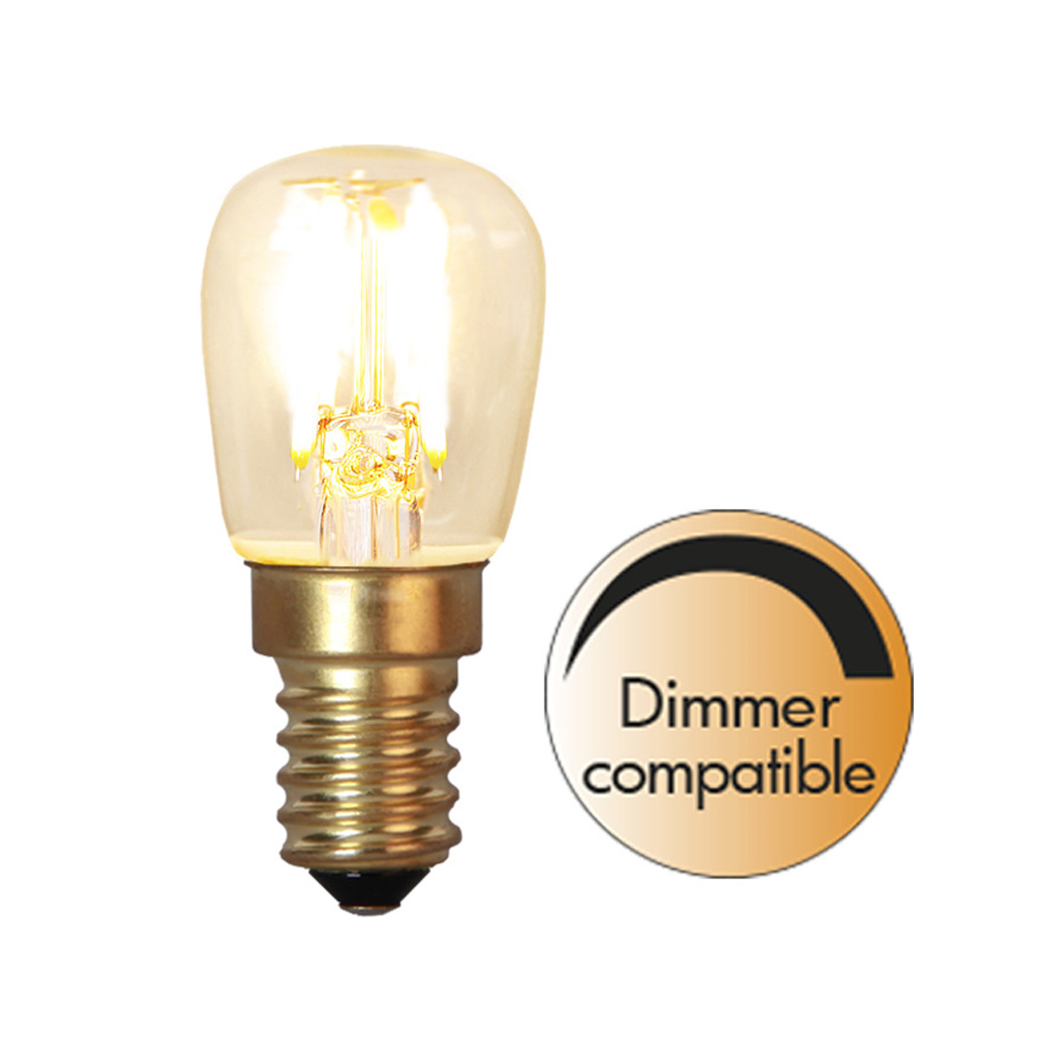 LED Leuchtmittel Filament GLOW - ST26 - E14 - 1,4W - warmweiss 2100K - 60lm - dimmbar LED Leuchtmittel Filament GLOW - ST26 - E14 - 1,4W - warmweiss 2100K - 60lm - dimmbar von StarTrading