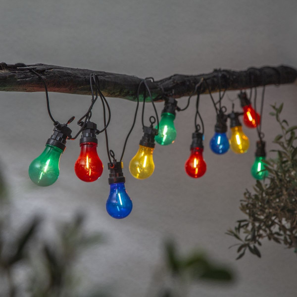 LED Lichterkette Circus Filament - 10 Birnen - bunte Filament LED -... LED Lichterkette Circus Filament - 10 Birnen - bunte Filament LED -... von StarTrading