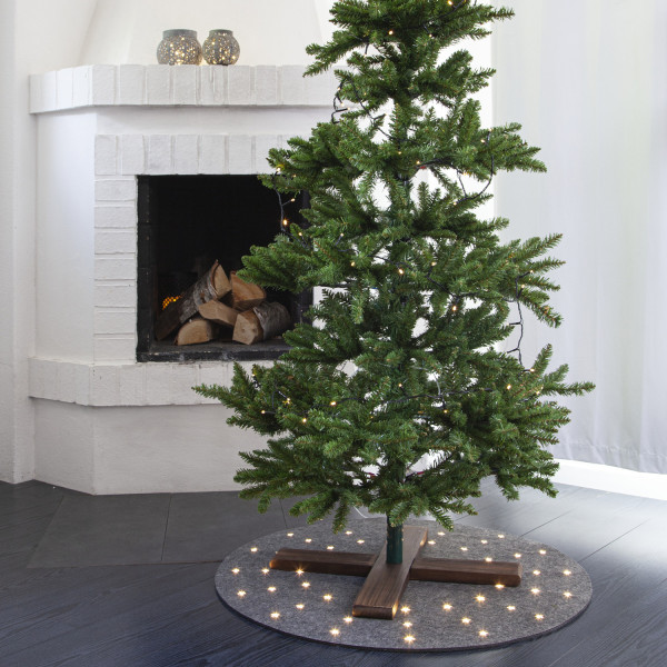 LED Weihnachtsbaumdecke - Baumteppich - Filz - 48 warmweiße LED - D... LED Weihnachtsbaumdecke - Baumteppich - Filz - 48 warmweiße LED - D... von StarTrading