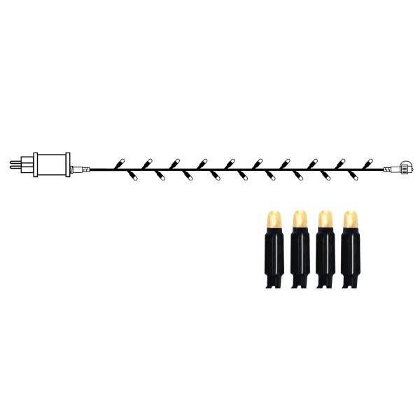 System 24 Starterset - LED Lichterkette 10m mit Trafo - koppelbar b... System 24 Starterset - LED Lichterkette 10m mit Trafo - koppelbar b... von StarTrading