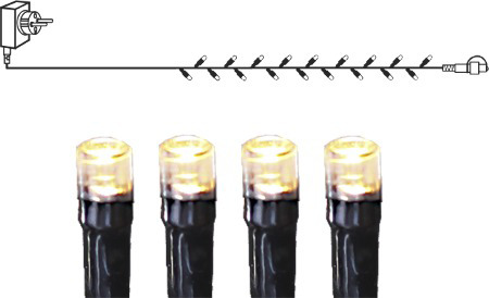 System DECOR | Starter Set Lichterkette 10m| koppelbar | schwarzes Kabel | 100 WW LEDs | inkl. Trafo System DECOR | Starter Set Lichterkette 10m| koppelbar | schwarzes Kabel | 100 WW LEDs | inkl. Trafo von StarTrading