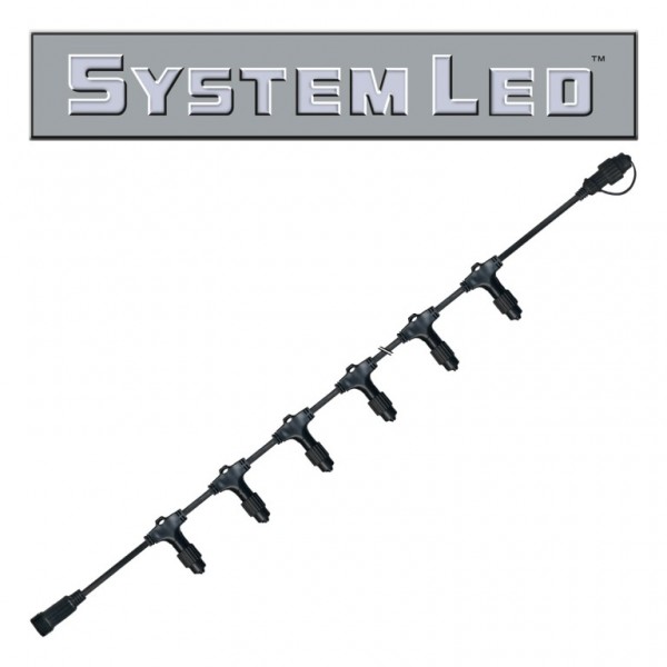 System LED Black | Verteiler | koppelbar | exkl. Trafo | 20-fach | ... von StarTrading