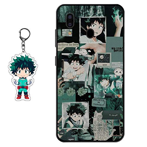 Hülle für Huawei P30 Lite Anime Handyhülle [Mit Schlüsselbund] Cartoons Silikon Sanft Bumper Case Hülle für Huawei P30 Lite von Staremeplz