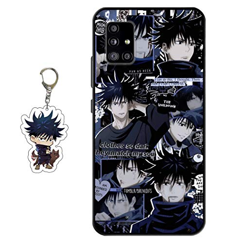 Hülle für Samsung Galaxy A42 5G Anime Handyhülle [Mit Schlüsselbund] Cartoons Silikon Sanft Bumper Case Hülle für Samsung Galaxy A42 5G von Staremeplz