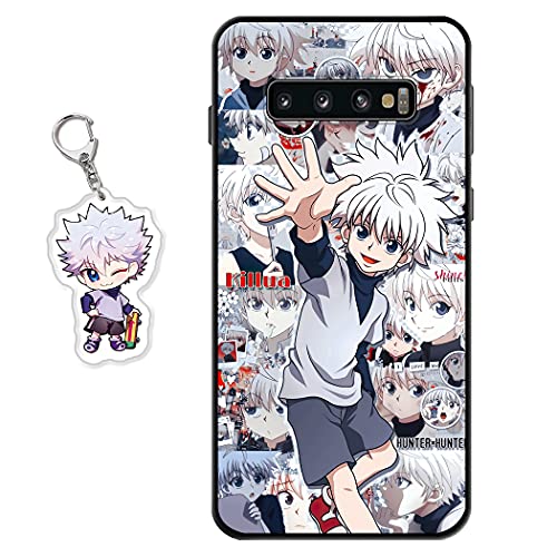 Hülle für Samsung Galaxy S10 Plus Anime Handyhülle [Mit Schlüsselbund] Cartoons Silikon Sanft Bumper Case Hülle für Samsung Galaxy S10 Plus von Staremeplz