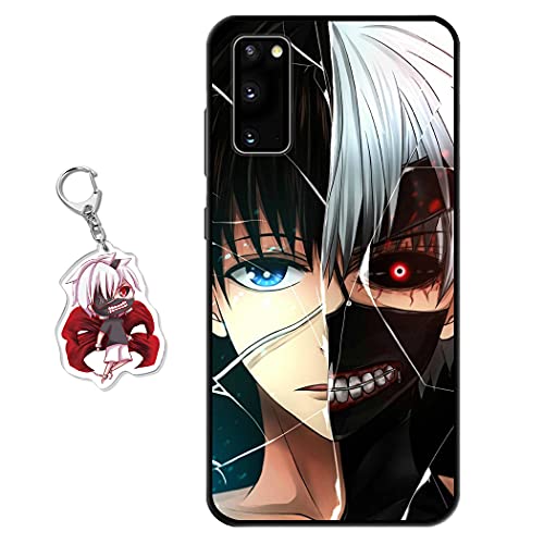 Hülle für Samsung Galaxy S22 Ultra Anime Handyhülle [Mit Schlüsselbund] Cartoons Silikon Sanft Bumper Case Hülle für Samsung Galaxy S22 Ultra von Staremeplz