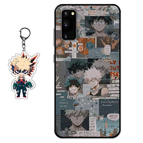 Hülle für Samsung Galaxy S22 Ultra Anime Handyhülle [Mit Schlüsselbund] Cartoons Silikon Sanft Bumper Case Hülle für Samsung Galaxy S22 Ultra von Staremeplz