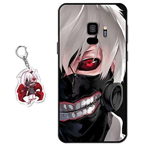 Hülle für Samsung Galaxy S9 Plus Anime Handyhülle [Mit Schlüsselbund] Cartoons Silikon Sanft Bumper Case Hülle für Samsung Galaxy S9 Plus von Staremeplz