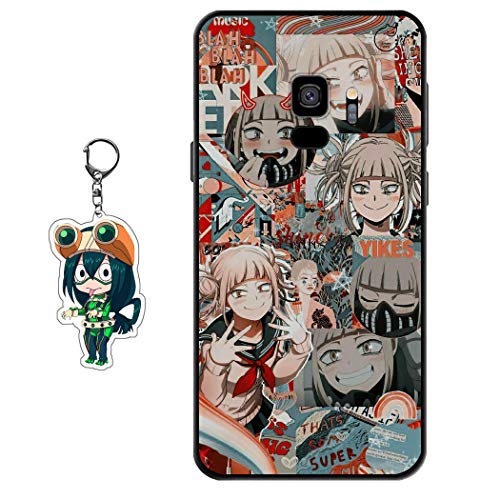 Hülle für Samsung Galaxy S9 Plus Anime Handyhülle [Mit Schlüsselbund] Cartoons Silikon Sanft Bumper Case Hülle für Samsung Galaxy S9 Plus von Staremeplz