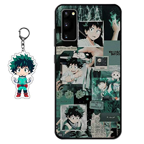 Staremeplz Hülle für Samsung Galaxy S21 FE 5G Anime Handyhülle [Mit Schlüsselbund] Cartoons Silikon Sanft Bumper Case Hülle für Samsung Galaxy S21 FE 5G von Staremeplz