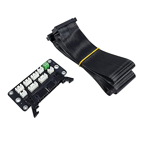 Staright Adapterkarte für Tronxy 3D-Druckerteile mit 82 cm 30-poligem Kabel Kompatibel mit 3D-Druckern der XY-2 Pro / X5SA-Serie von Staright