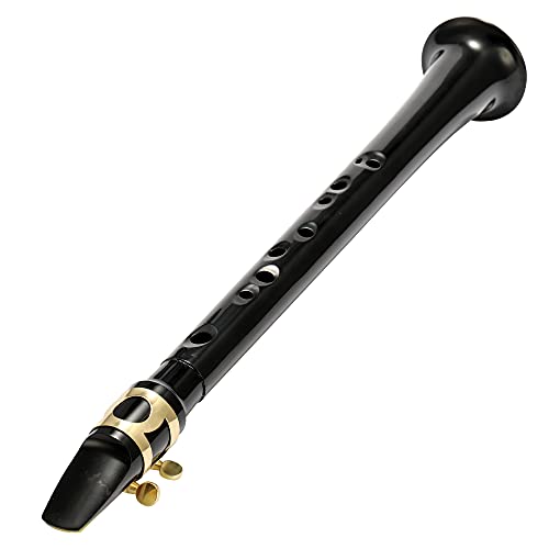 Staright Black Pocket Sax Mini Tragbares Saxophon Kleines Saxophon Mit Tragetasche Holzblasinstrument von Staright