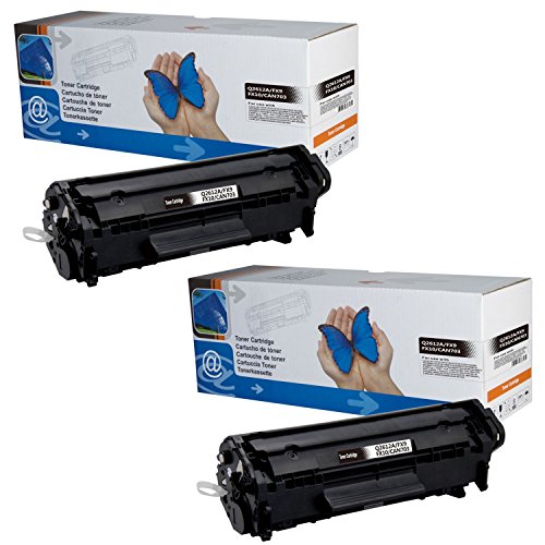 2X Toner ersetzt Brother Q2612a (12A) FX9 FX10 CAN703 Canon i-SENSYS Fax Laserjet von Starlet24