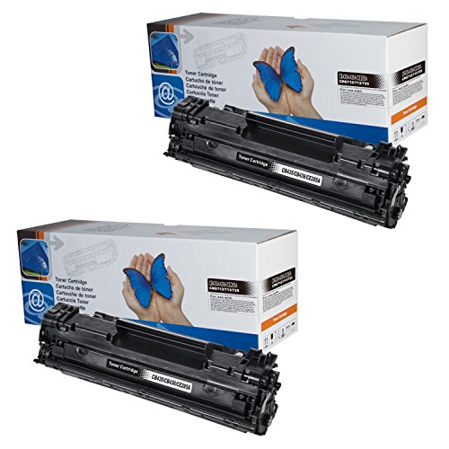 2X Toner ersetzt HP 35A 36A 85A für Laserjet P1005 P1006 P1007 P1008 P1009 P1100 P1101 P1102 P1103 P1104 P1106 P1108 P1505 M1002 M1120 M1130 M1132 M1136 M1210 M1212 M1217 M1522 von Starlet24