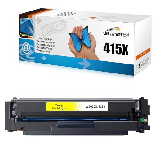 415X Toner Gelb Kompatibel für HP 415X Toner Gelb von Starlet24