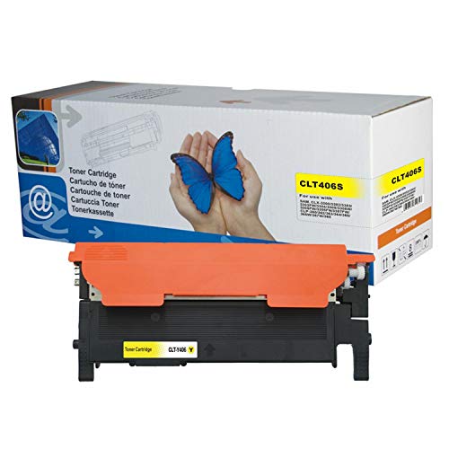 CLT-406S Kompatibler Toner Yellow für Samsung Xpress C410W C460FW C460W CLX-3300 CLX-3305 CLX-3305W CLX-3305N CLX-3305FW CLX-3305FN CLP-360 CLP-360N CLP-365 CLP-365W von Starlet24