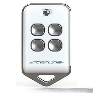 Fernbedienung der Marke STARLINE® FS 4T DUAL®, kompatibel mit den Fernbedienungen der Marken FAAC® 433 SLH® und 868 SLH® MASTER (die SLAVE können nicht dupliziert werden, siehe Beschreibung) von Starline