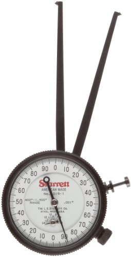 Starrett 1019–1 Messschieber, spitz Kiefer, weiß, Face 1–3,6 cm, 0 cm Auflösung von Starrett