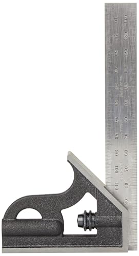 Starrett 10MH-150 Gusseisen Vierkantkopf Student Kombi Vierkant, 150 mm Größe von Starrett