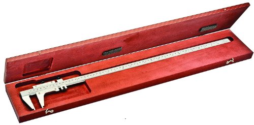 Starrett 123EMZ-24 Messschieber, Stahl, Feder Backe, Zoll/Metrisch, 0-61 cm Reichweite, 0,0005" Genauigkeit, 0,001 Zoll Auflösung von Starrett