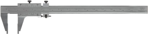 Starrett 123Z-36 Messschieber, Stahl, Federbacke, 0-91,4 cm Reichweite, -0,0005 cm Genauigkeit, 0,001 Zoll Auflösung von Starrett