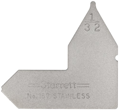 Starrett 167–1/32 Edelstahl Radius Gauge – Zoll, 1/81,3 cm Radius Starrett 167–1/32 Edelstahl Radius Gauge – Zoll, 1/81,3 cm Radius von Starrett