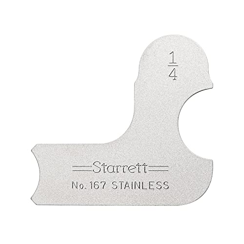 Starrett 167–1/4 Edelstahl Radius – Zoll, 1/10,2 cm Radius Starrett 167–1/4 Edelstahl Radius – Zoll, 1/10,2 cm Radius von Starrett
