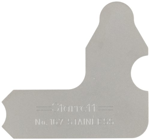 Starrett 167–5/32 Edelstahl Radius Gauge – Zoll, 5/81,3 cm Radius Starrett 167–5/32 Edelstahl Radius Gauge – Zoll, 5/81,3 cm Radius von Starrett