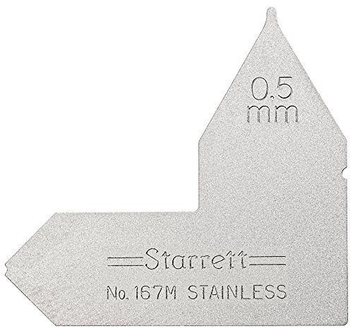 Starrett 167 U.S.A./2 0,5 mm einzelnen Radius Gauge, 5 mm Radius Gauge Starrett 167 U.S.A./2 0,5 mm einzelnen Radius Gauge, 5 mm Radius Gauge von Starrett
