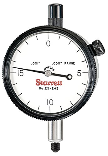 Starrett 25–242J Anzeige, Messbereich: 0,50 Zoll, Zifferblatt: 0–20. von Starrett