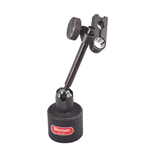 Starrett 661 Mini Magnetischer Blinkerhalter mit 3/8" Vorbau oder STD-Schwalbenschwänzen, 1.180" Basisdurchmesser x 1" Basishöhe, 4.173" Gesamthöhe von Starrett