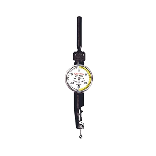 Starrett 711lpsz letzte Wort Zifferblatt Test Indikator mit Anhänge, weißes Zifferblatt, 0–15–0 Lesen, 0–0,1 cm Reihe, 0 cm Graduation von Starrett