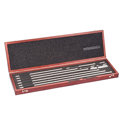 Starrett 823EZ Röhrenförmiges Mikrometer-Innen-Mikrometer-Set, 4- bis 40-Zoll-Bereich von Starrett