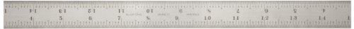 Starrett B18–16R Kombinationswinkel Filzschuhe Klinge mit Zoll Graduierung, Sets schräg und Winkelmesser, Regular Finish, 16R Graduation Filzschuhe, 2,5 cm Breite, 3/81,3 cm Stärke, 45,7 cm Größe Starrett B18–16R Kombinationswinkel Filzschuhe Klinge mit Zoll Graduierung, Sets schräg und Winkelmesser, Regular Finish, 16R Graduation Filzschuhe, 2,5 cm Breite, 3/81,3 cm Stärke, 45,7 cm Größe von Starrett