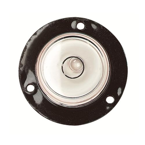 Starrett Bull's Eye Wasserwaage - BE-1 44mm Stabile Kunststoff 360° Sichtansicht Wasserwaage - Kreisförmige Blase mit 1 Phiole 3 Befestigungslöcher von Starrett