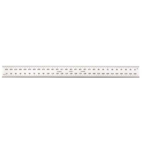 Starrett CB300-36 Kombinierte quadratische Klinge mit Zoll- und Millimetergraduierungen, Sets und Fasenwinkelmesser, 25 mm Breite, 2,4 mm Dicke, 300 mm Größe Starrett CB300-36 Kombinierte quadratische Klinge mit Zoll- und Millimetergraduierungen, Sets und Fasenwinkelmesser, 25 mm Breite, 2,4 mm Dicke, 300 mm Größe von Starrett