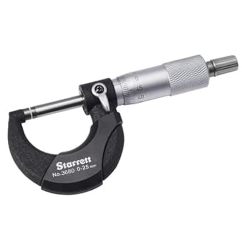 Starrett Präzisions-mechanisches Mikrometer, 25 mm von Starrett