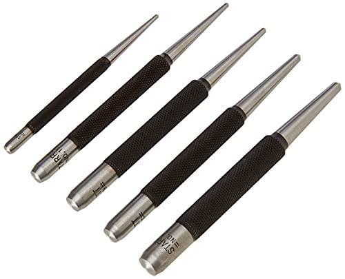 Starrett S117PC Körner Set, 1/16", 5/64", 3/32", 1/8", 5/32" Durchmesser, im Kunststoffkoffer Starrett S117PC Körner Set, 1/16", 5/64", 3/32", 1/8", 5/32" Durchmesser, im Kunststoffkoffer von Starrett