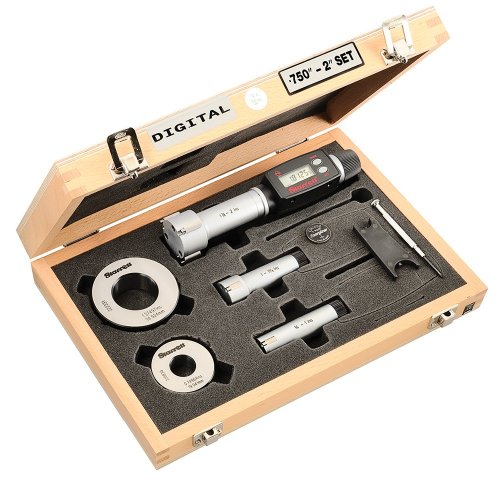 Starrett S780 X TEZ Drei-Punkt-Kontakt, 1/4 –-Reichweite, feste Amboss Electronic intern) Set von Starrett