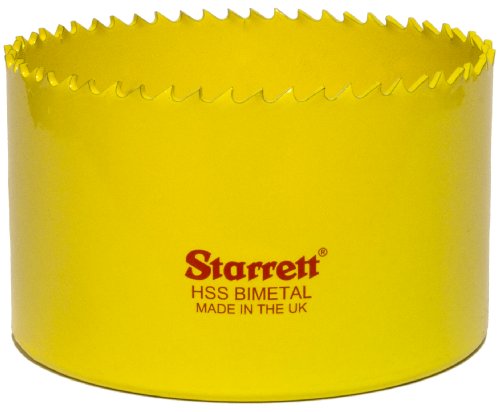 Starrett SH0378 98 mm / 3,7 / 8 Zoll HSS Bi-Metall-Lochsäge mit konstanter Teilung von Starrett