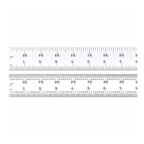 Starrett c604r-36 Spring aus gehärtetem Stahl Regel mit Zoll Graduierung, 4R Stil Graduierung, 91,4 cm Länge, 1–1/10,2 cm Breite, 3/162,6 cm Stärke Starrett c604r-36 Spring aus gehärtetem Stahl Regel mit Zoll Graduierung, 4R Stil Graduierung, 91,4 cm Länge, 1–1/10,2 cm Breite, 3/162,6 cm Stärke von Starrett