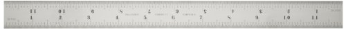 Starrett c616r-12 Spring aus gehärtetem Stahl Regel mit Zoll Graduierung, 16R Stil Filzschuhe Graduierung, 30,5 cm Länge, 2,5 cm Breite, 3/162,6 cm Stärke Starrett c616r-12 Spring aus gehärtetem Stahl Regel mit Zoll Graduierung, 16R Stil Filzschuhe Graduierung, 30,5 cm Länge, 2,5 cm Breite, 3/162,6 cm Stärke von Starrett