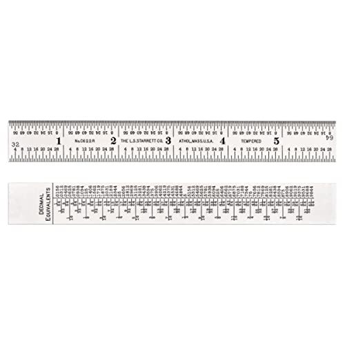 Starrett c622r-6 15,2 cm beidseitigen Stahl Lineal Starrett c622r-6 15,2 cm beidseitigen Stahl Lineal von Starrett
