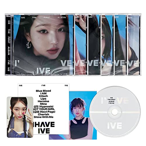 IVE - 1ST Album [I've IVE] (Jewel Ver. Limited Edition - Random ver.) Photo Book + CD-R + Photocard + Mini Folded Poster + 2 Pin Button Badges + 4 Extra Photocards von Starship Ent.