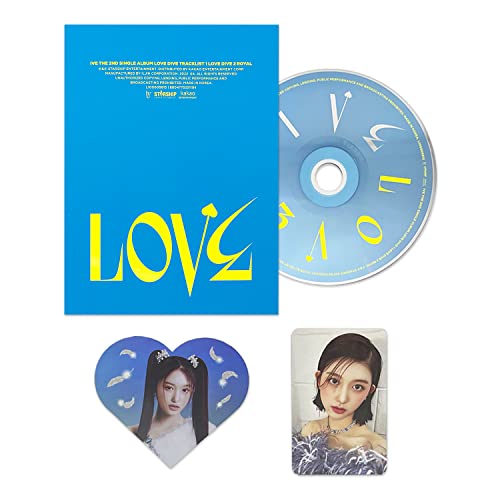 IVE - 2nd Single Album [LOVE DIVE] (Ver.2) Photobook + CD-R + Photocard + Heart Hologram Card von Starship Ent.