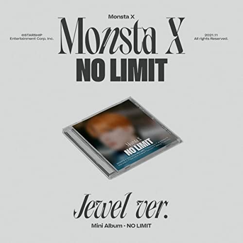 MONSTA X - NO LIMIT, Jewel Case (KIHYUN Cover incl. CD, Photobook, Photocard, Paper Ornament, Mini Folded Poster, Extra Photocards) von Starship Ent.