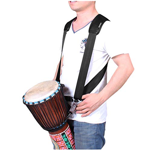 Verstellbarer Djembe Schultergurt Dickes Pad afrikanische Handtrommelschlinge Komfort Percussion Instrumentengürtel von Starsouce