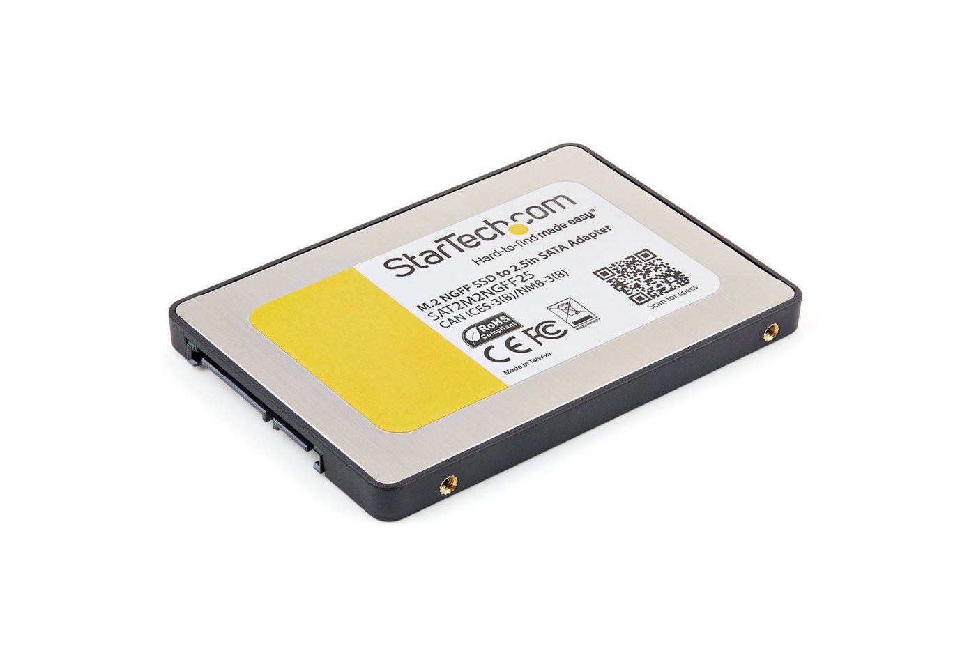 Startech.com Festplatten-Gehäuse STARTECH.COM M.2 NGFF auf SATA III Adapter - M2 SSD zu S-ATA Festplatt von Startech.com