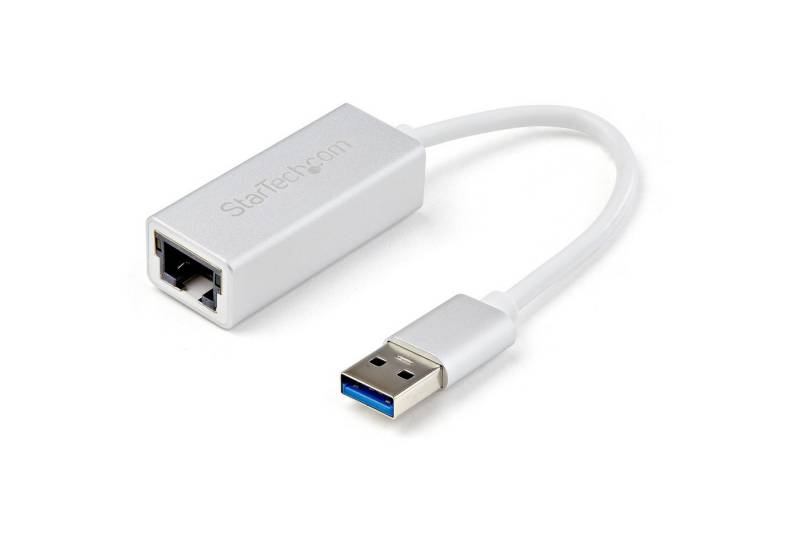 Startech.com STARTECH.COM USB 3.0 auf Gigabit Netzwerkadapter - Silber - Schlankes Netzwerk-Adapter von Startech.com